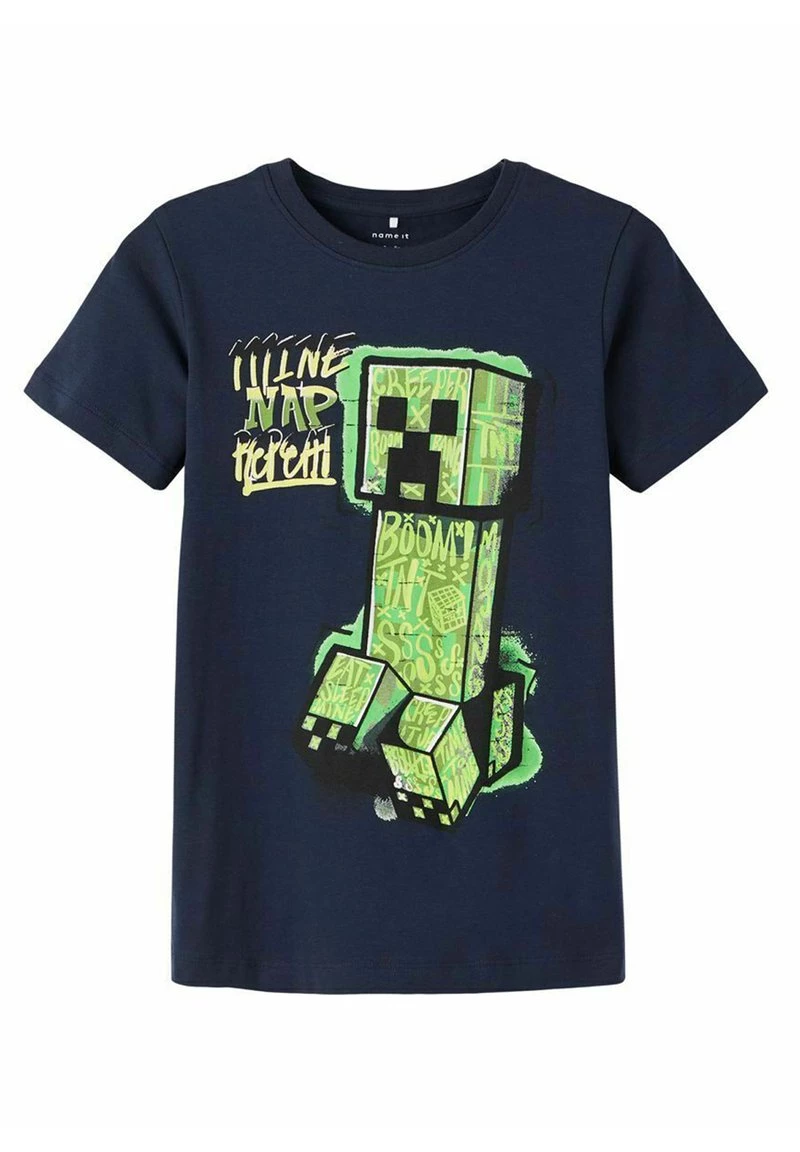 Name It Kinder MINECRAFT - T-Shirt Print - Dark Sapphire 3 Name It Kinder MINECRAFT - T-Shirt Print - Dark Sapphire