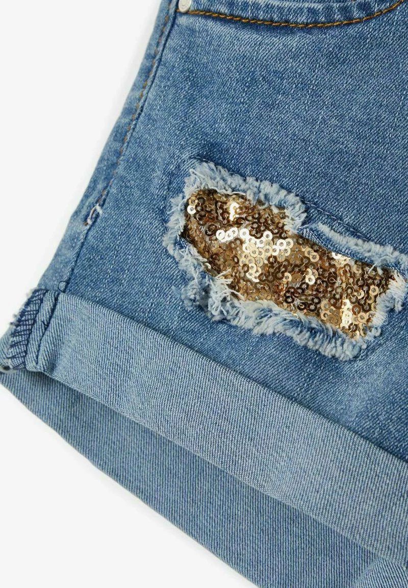 Name It Kinder Jeans Shorts - Medium Blue Denim 6 Name It Kinder Jeans Shorts - Medium Blue Denim – Bild 4