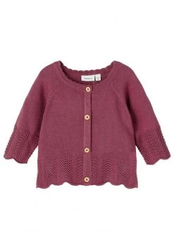 Name It Kinder Strickjacke - Crushed Berry