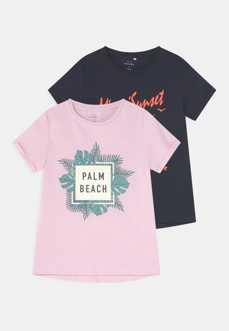 Name It Kinder NKFVIX 2 PACK - T-Shirt Print - Light Lilac 3 Name It Kinder NKFVIX 2 PACK - T-Shirt Print - Light Lilac
