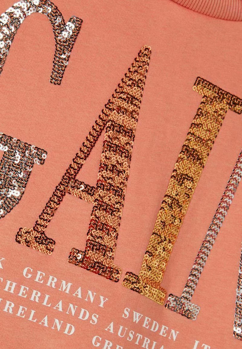 Name It Kinder PAILLETTENVERZIERT - Kapuzenpullover - Crabapple 5 Name It Kinder PAILLETTENVERZIERT - Kapuzenpullover - Crabapple – Bild 3