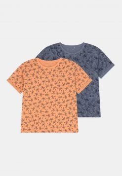 Name It Kinder NKMVALTHER LOOSE 2 PACK - T-Shirt Print - Salmon Buff