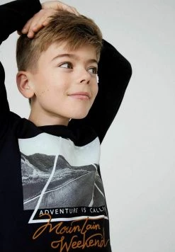 Name It Kinder LANGEN ARMELN SLIM FIT - Langarmshirt - Black