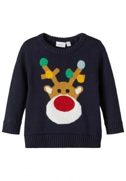 Name It Kinder WEIHNACHTS - Strickpullover - Dark Sapphire