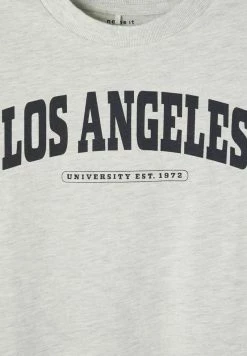 Name It Kinder BOXY FIT - T-Shirt Print - Light Grey Melange -Name it Verkäufe b1c73a244e6f4258bb5a1f916d5fced7