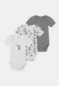 Name It NBNBODY CIRCUS 3 PACK UNISEX - Body - Grey Melange