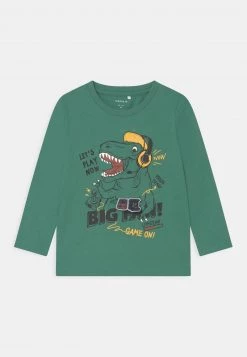 Name It Kinder NMMBORRIS BOX - Langarmshirt - Frosty Spruce