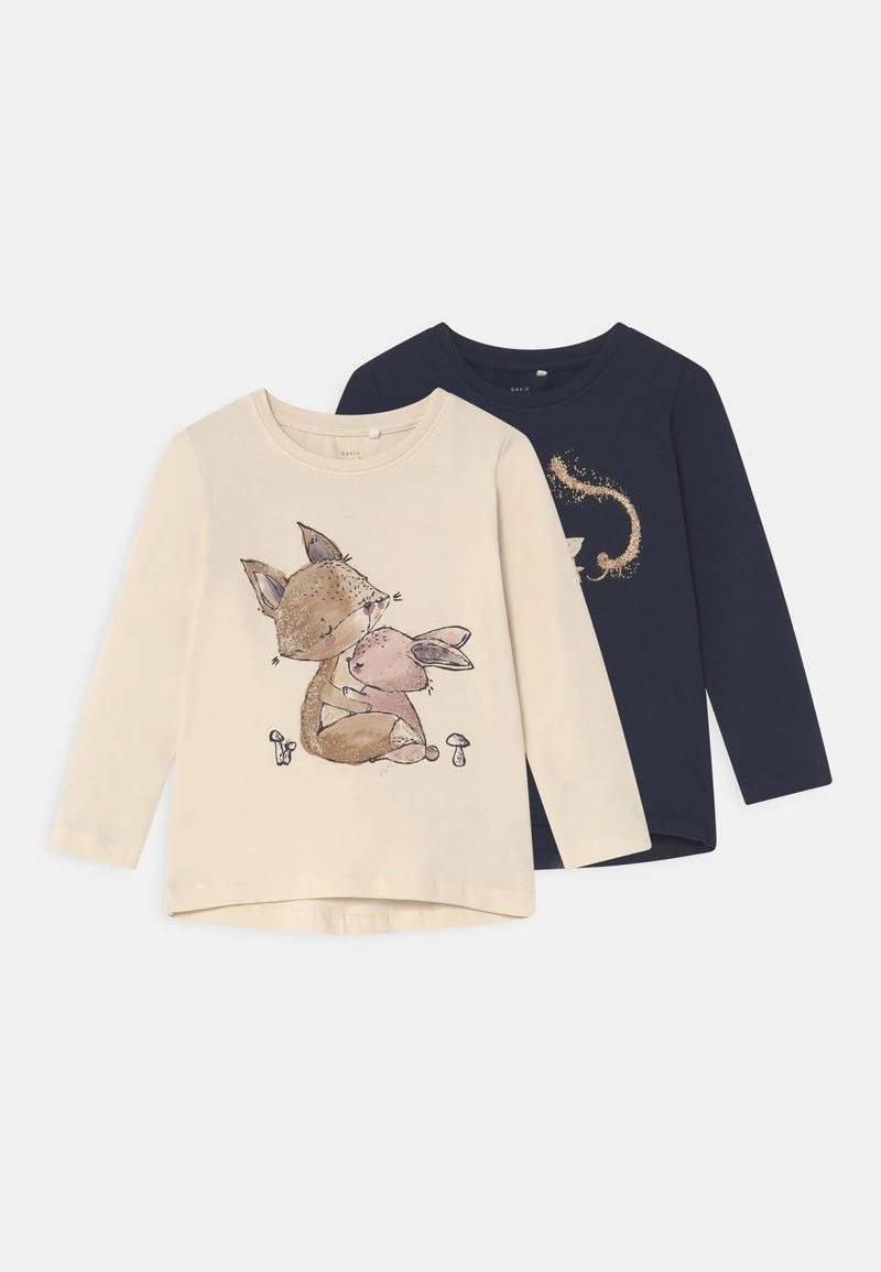 Name It Kinder NMFVIX 2 PACK - Langarmshirt - Dark Sapphire 3 Name It Kinder NMFVIX 2 PACK - Langarmshirt - Dark Sapphire