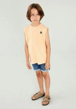 Name It Kinder SLIM FIT - Jeans Shorts - Dark Blue Denim