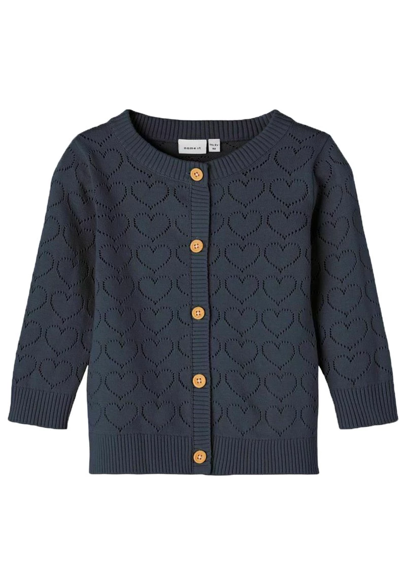 Name It Kinder NMFDESILLE LS - Strickjacke - Dark Sapphire 3 Name It Kinder NMFDESILLE LS - Strickjacke - Dark Sapphire