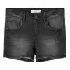 Name It Kinder SALLI SLIM FIT - Jeans Shorts - Dark Grey Denim