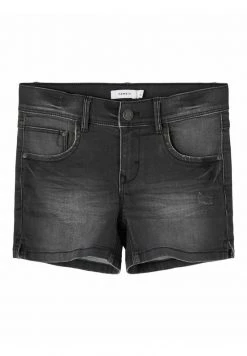 Name It Kinder SALLI SLIM FIT - Jeans Shorts - Dark Grey Denim
