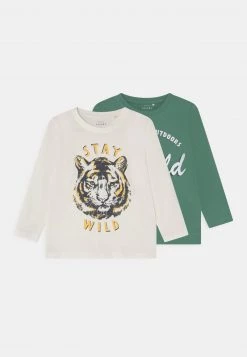 Name It Kinder NMMVUX 2 PACK - Langarmshirt - White Alyssum