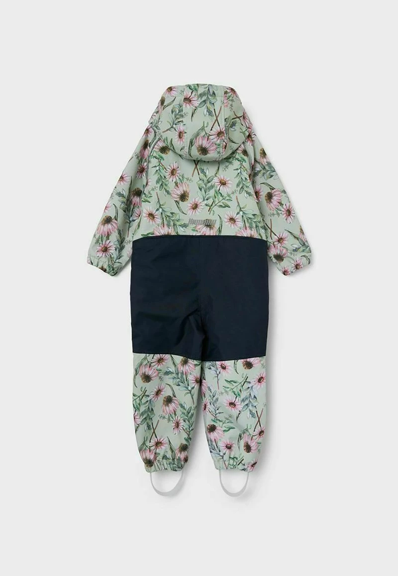Name It Kinder ALFA FLOWER - Regenanzug - Sea Foam 4 Name It Kinder ALFA FLOWER - Regenanzug - Sea Foam – Bild 2