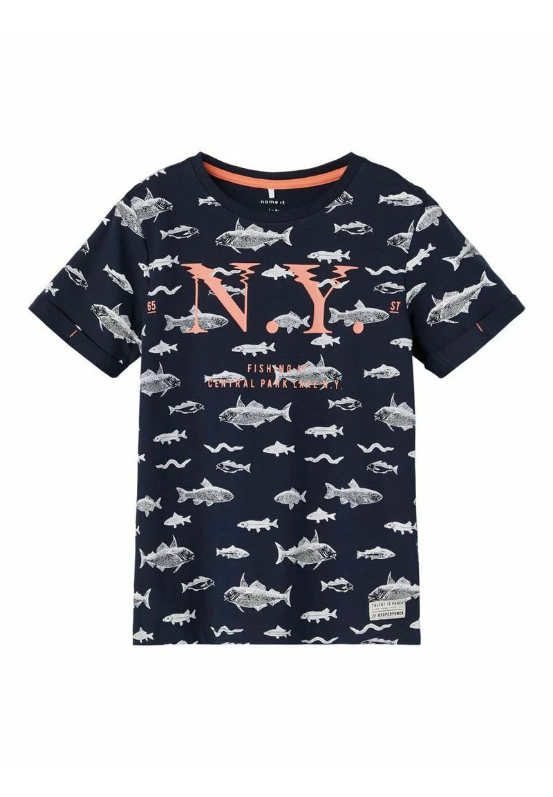 Name It Kinder N.Y. - T-Shirt Print - Dark Sapphire 3 Name It Kinder N.Y. - T-Shirt Print - Dark Sapphire