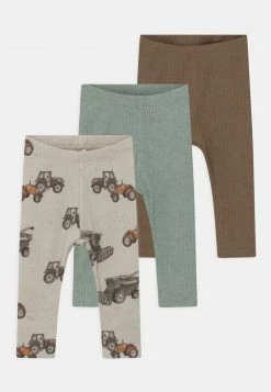 Name It NBMFRODDE 3 PACK UNISEX - Leggings - Hosen - Green