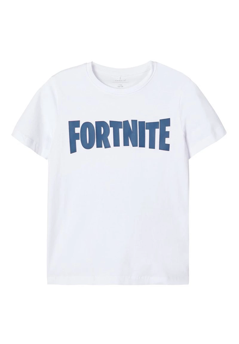 Name It Kinder NKMFORTNITE ZACHARY - T-Shirt Print - Bright White 3 Name It Kinder NKMFORTNITE ZACHARY - T-Shirt Print - Bright White