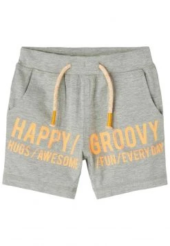 Name It Kinder HAPPY GROOVY - Shorts - Grey Melange