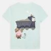 Name It Kinder NMMARIS PEPPAPIG TOP PEP - T-Shirt Print - Fair Aqua