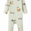 Name It Kinder OVERALL FLUGZEUG- - Jumpsuit - Peyote