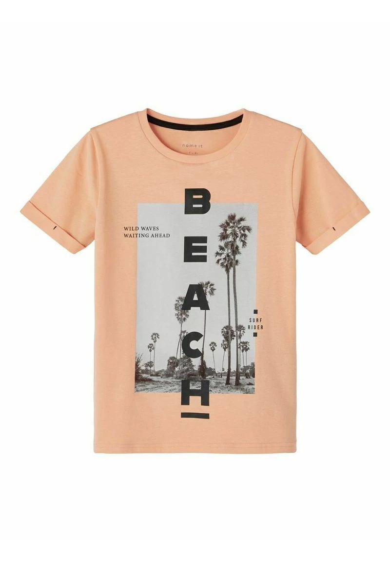 Name It Kinder SUMMER - T-Shirt Print - Salmon Buff 3 Name It Kinder SUMMER - T-Shirt Print - Salmon Buff