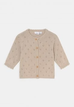 Name It Kinder NBFLALONE - Strickjacke - Peyote Melange