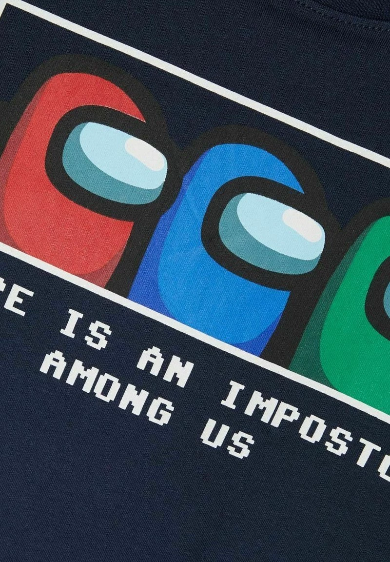 Name It Kinder AMONG US - T-Shirt Print - Dark Sapphire 5 Name It Kinder AMONG US - T-Shirt Print - Dark Sapphire – Bild 3