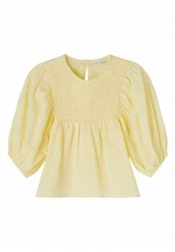 Name It Kinder Bluse - Double Cream Yellow