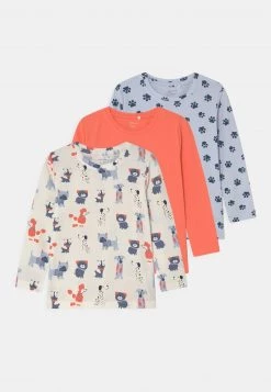 Name It Unisex NMNMODOG 3 PACK - Langarmshirt - Heather