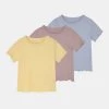 Name It NMFVIBSE SLIM 3 PACK - T-Shirt Basic - Violet Ice | Kinder