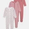 Name It Kinder NBFNIGHTSUIT 3 PACK - Strampler - Dusty Rose -Name it Verkäufe c90eb776dabf4cefbc212dae596863e5