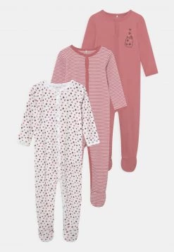 Name It Kinder NBFNIGHTSUIT 3 PACK - Strampler - Dusty Rose