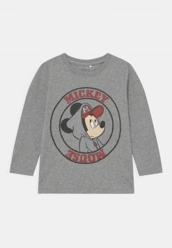 Name It Kinder NMMMICKEY - Langarmshirt - Grey Melange