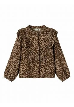 Name It Kinder Bluse - Brown