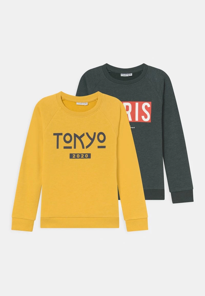 Name It Kinder NKFVEDA 2 PACK - Sweatshirt - Spicy Mustard 3 Name It Kinder NKFVEDA 2 PACK - Sweatshirt - Spicy Mustard