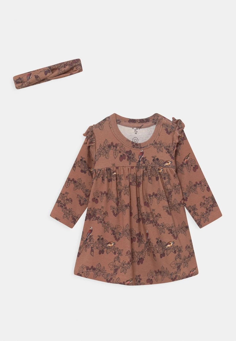 Name It Kinder NBFOCTAVIA DRESS SET - Jerseykleid - Café Au Lait 3 Name It Kinder NBFOCTAVIA DRESS SET - Jerseykleid - Café Au Lait