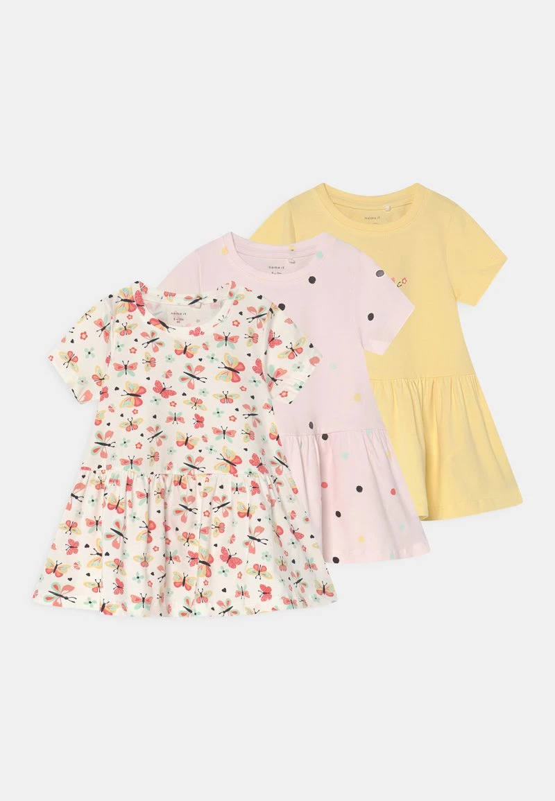 Name It Kinder 3 PACK - Jerseykleid - Calcite 3 Name It Kinder 3 PACK - Jerseykleid - Calcite