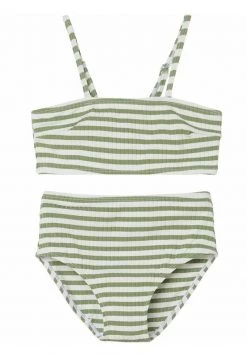 Name It Kinder GESTREIFTER - Bikini - Hedge Green