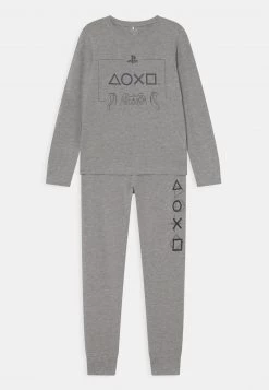 Name It Kinder NKMPLAYSTATION - Nachtwäsche Set - Grey Melange