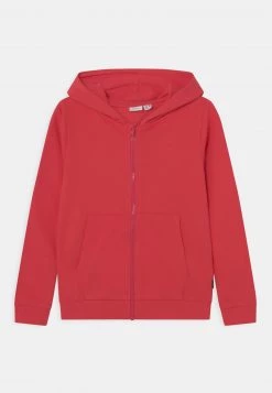 Name It Kinder NKFNASWEAT HOOD - Sweatjacke - Tomato Puree