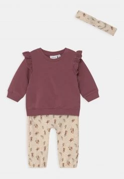 Name It Kinder NBFTABITA SET - Sweatshirt - Crushed Berry