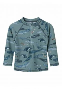 Name It Kinder BADEMODE HAIFISCH - Surfshirt - Hedge Green