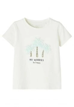 Name It Kinder T-Shirt Print - White Alyssum