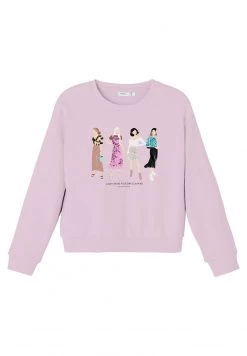 Name It Kinder NKFHILINE LS BOXY SWE UNB - Sweatshirt - Light Lilac