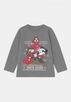 Name It NMNMICKEY OXIDE UNISEX - Langarmshirt - Grey Melange