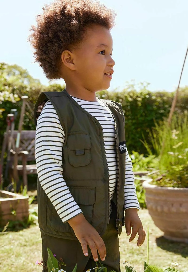 Name It Unisex MIT LANGEN ÄRMELN GESTREIFTER - Langarmshirt - Olive Night 4 Name It Unisex MIT LANGEN ÄRMELN GESTREIFTER - Langarmshirt - Olive Night – Bild 2