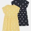Name It Kinder NKFHELLE DRESS 2 PACK - Jerseykleid - Dark Navy