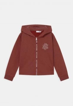 Name It Kinder NKFLATTI LS CARD WH BRU - Sweatjacke - Spiced Apple