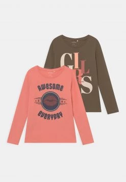 Name It NKFVEEN 2 PACK - Langarmshirt - Crabapple | Kinder