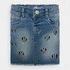 Name It Kinder NMFMINNIE BATEGANI SKIRT - Minirock - Medium Blue Denim